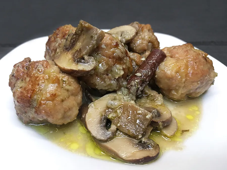 Albóndigas con manzana y canela