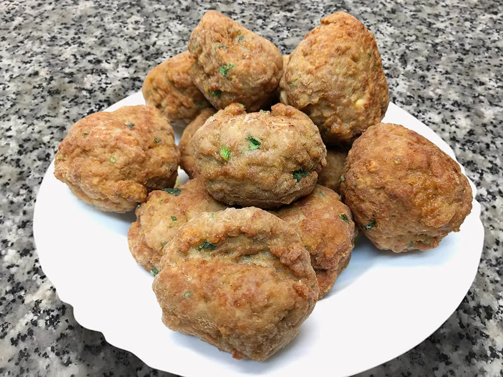 Albóndigas fritas