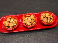 Almednras fristas saldas.