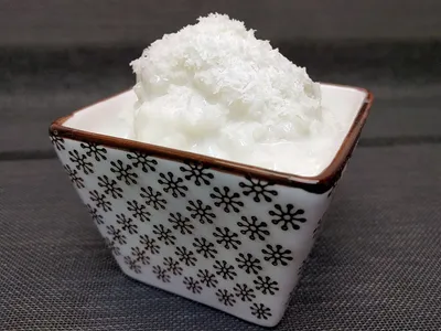 Arroz con leche de coco