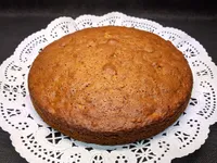 Bizcocho de zanahorias y nueces.