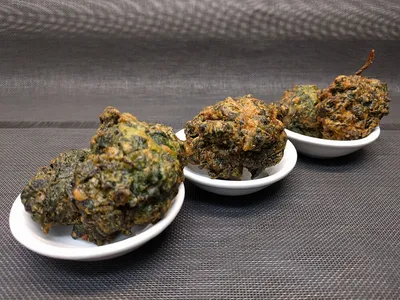 Buñuelos de espinacas