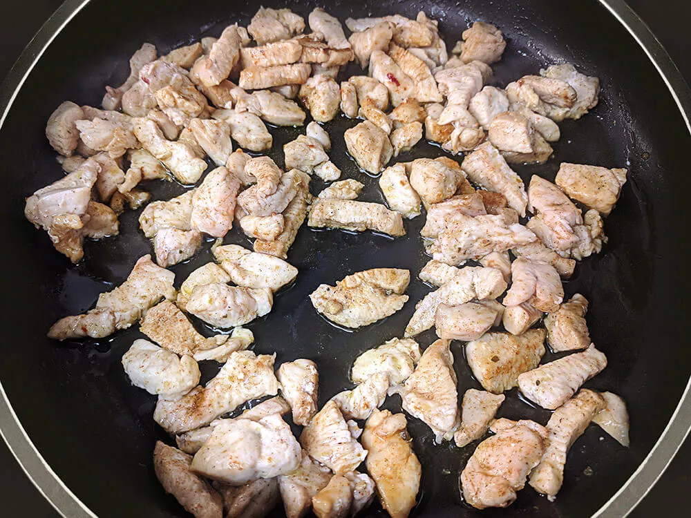 Pollo con especias Piri Piri.