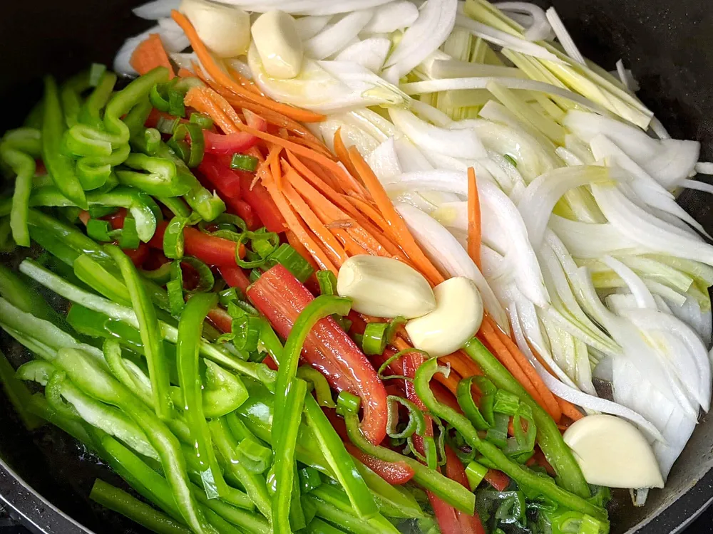 Hortalizas en cazuela.