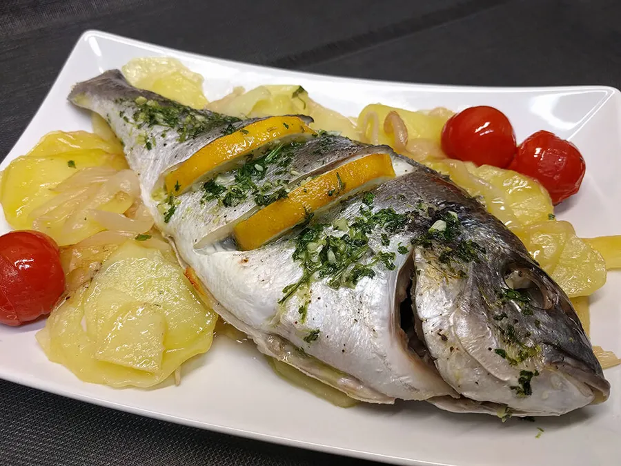 Dorada al horno
