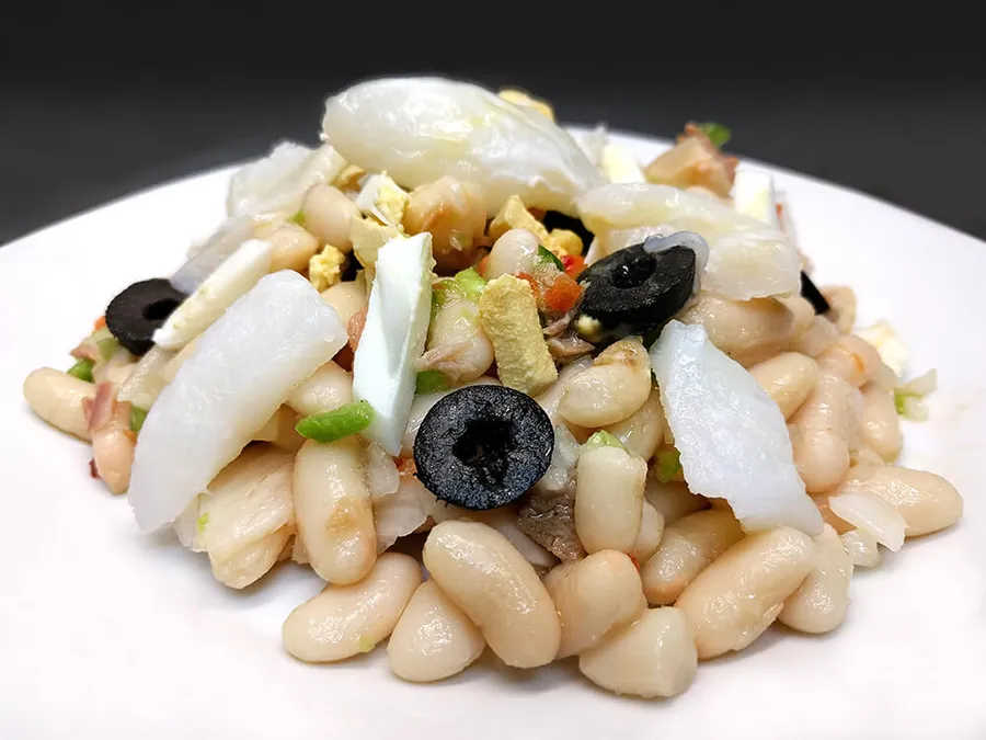 Ensalada de alubias blancas