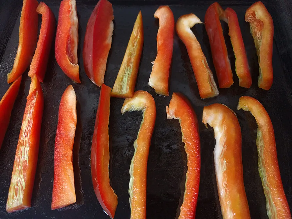 Pimiento rojo a la plancha