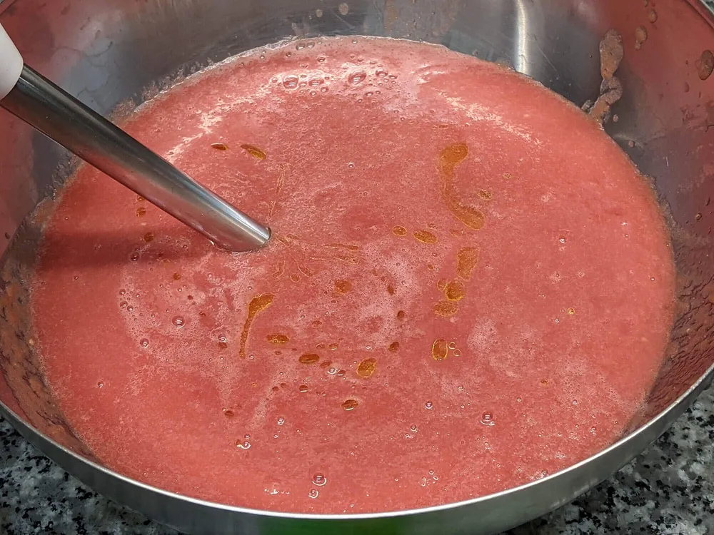 Gazpacho de sandía.