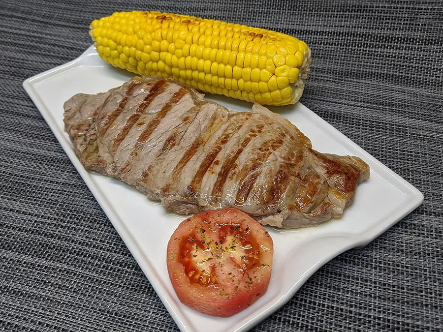 Presentación de las mazorcas al horno