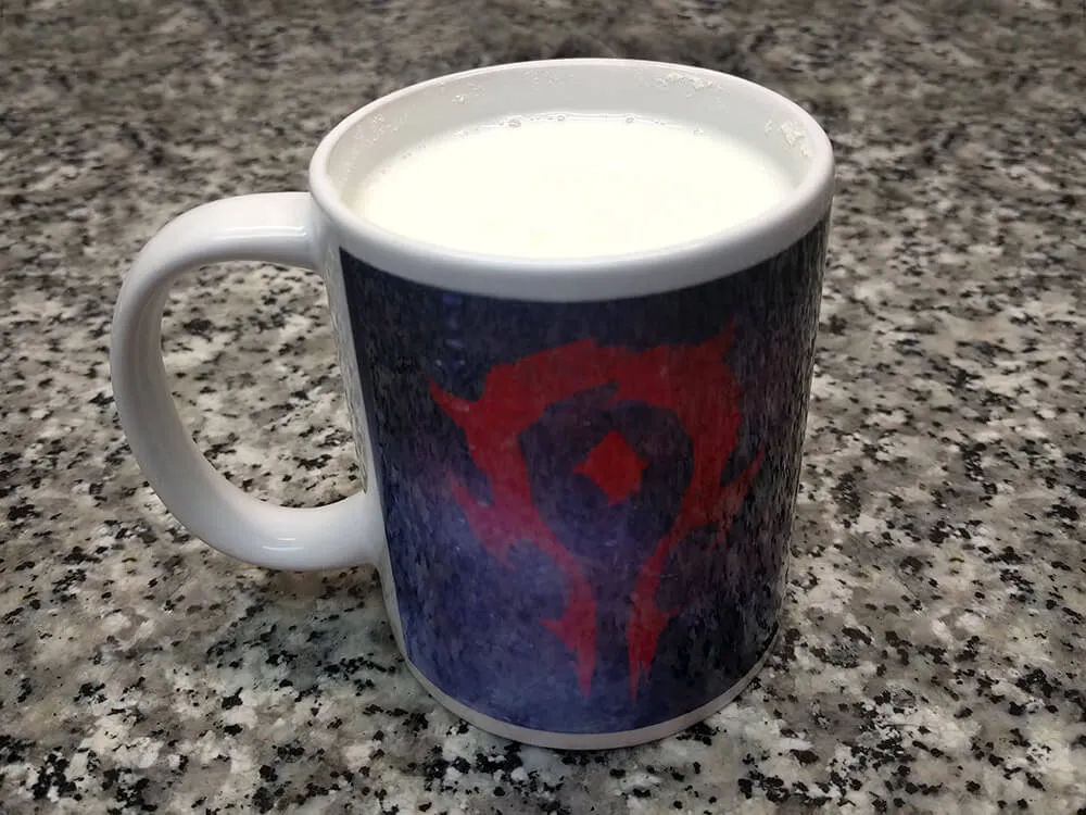 Taza de leche