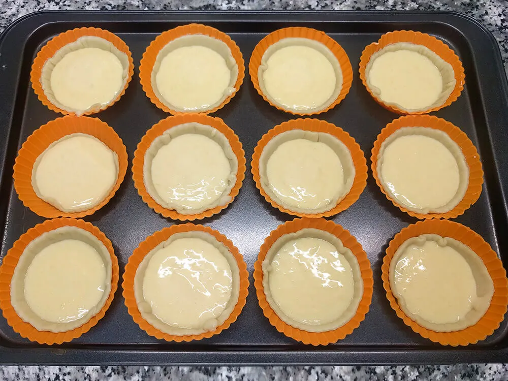 Pastelitos listos para hornear