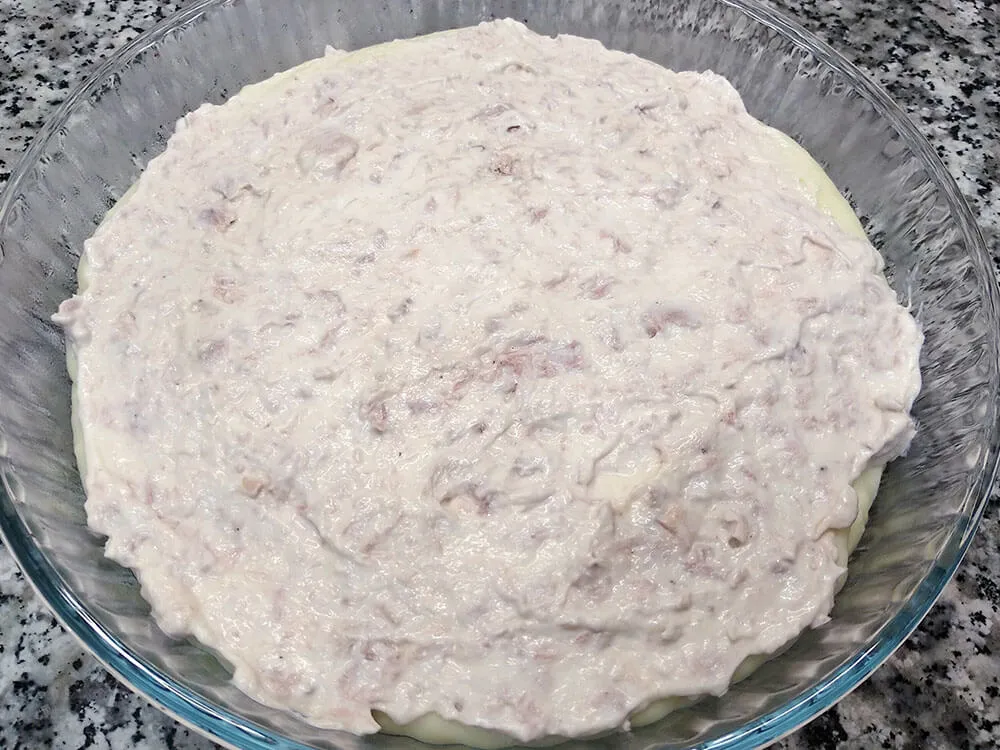 Atún con mayonesa.
