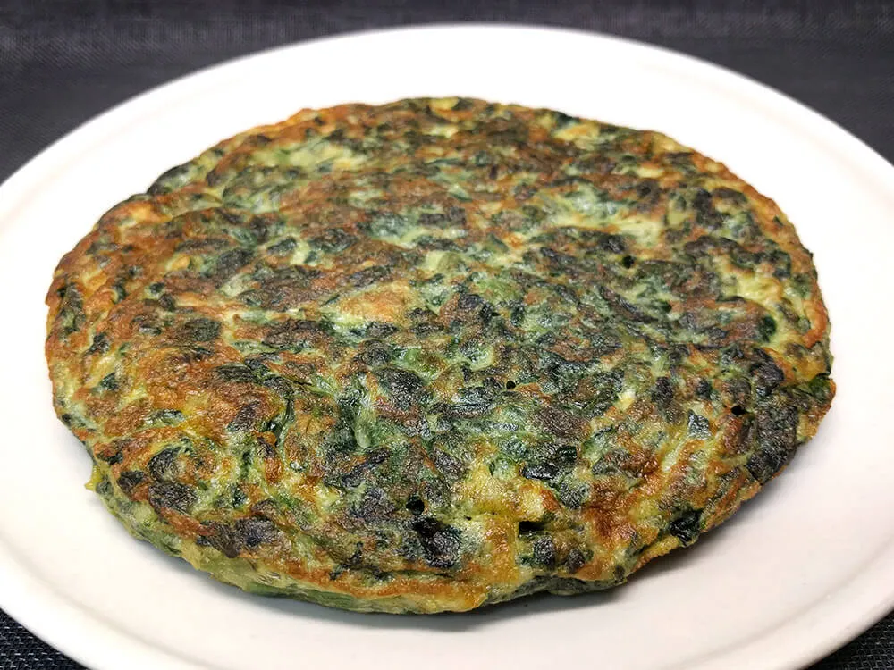 Tortilla de espinacas